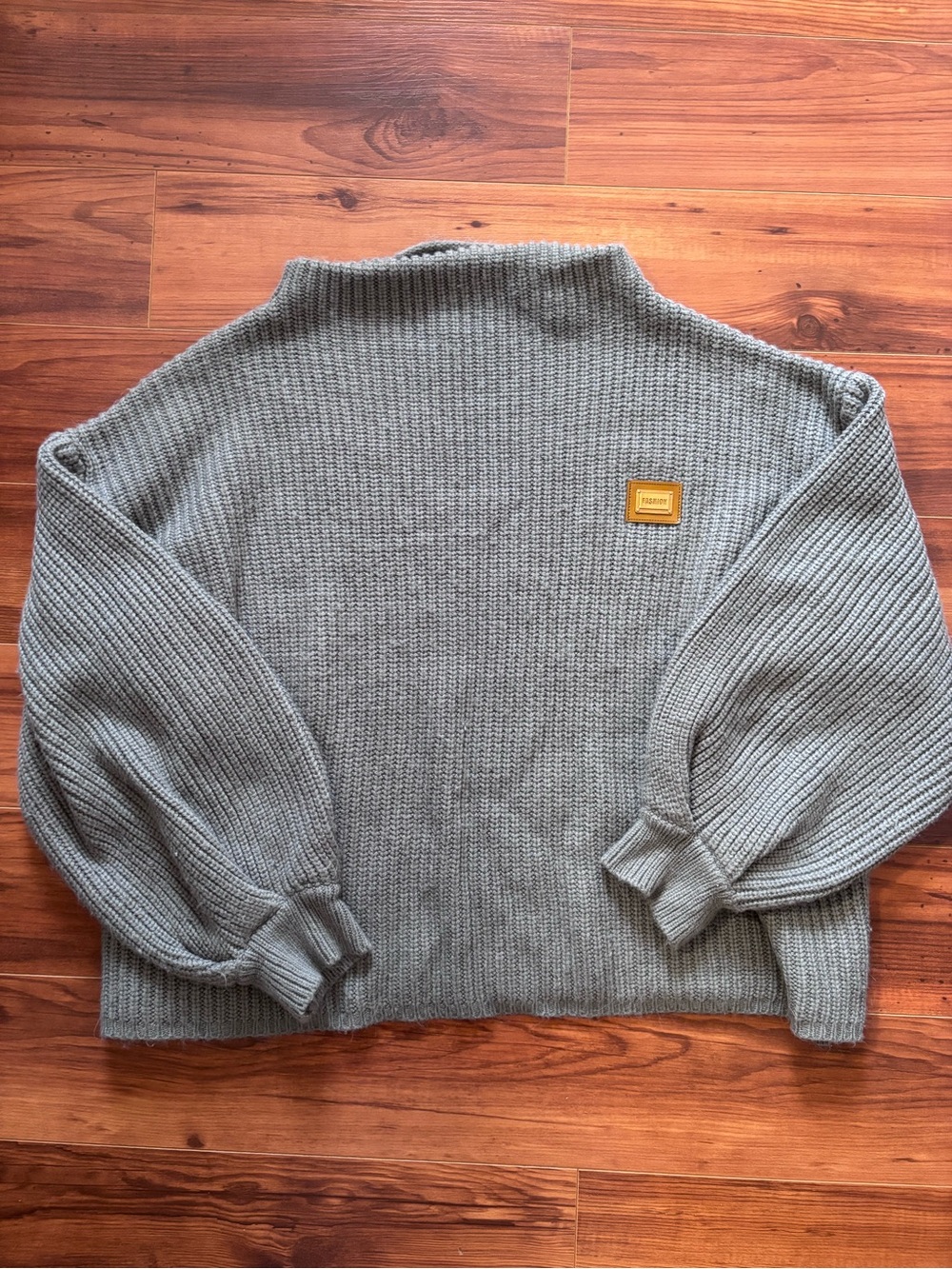 Gray Oversized Sweater